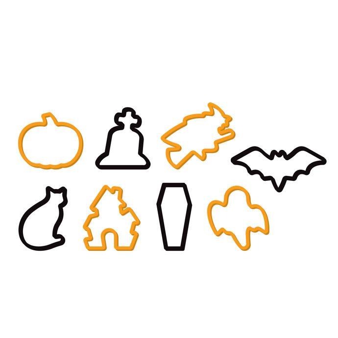 Halloween Cookie Cutters 8 Pcs Delicia