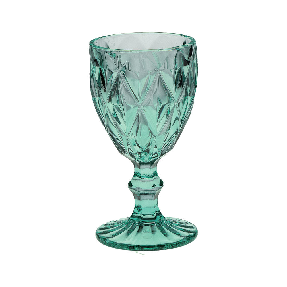 TURQUOISE Diamond Glass D8 H15,5 Cm