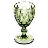 Green Diamond Glass D8 H15 5 Cm