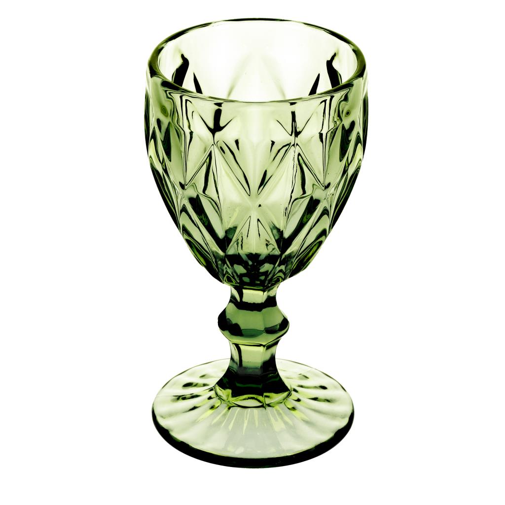 Green Diamond Glass D8 H15 5 Cm