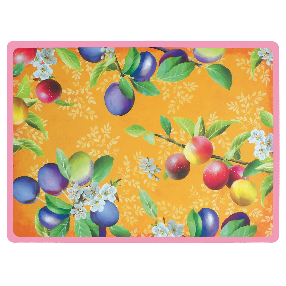 Country Life Placemat Orange In Polypropylene