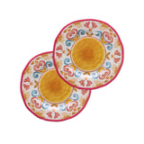BORGO Set 2 Salad Plates 100% Melamine 21 cm In Gift Box