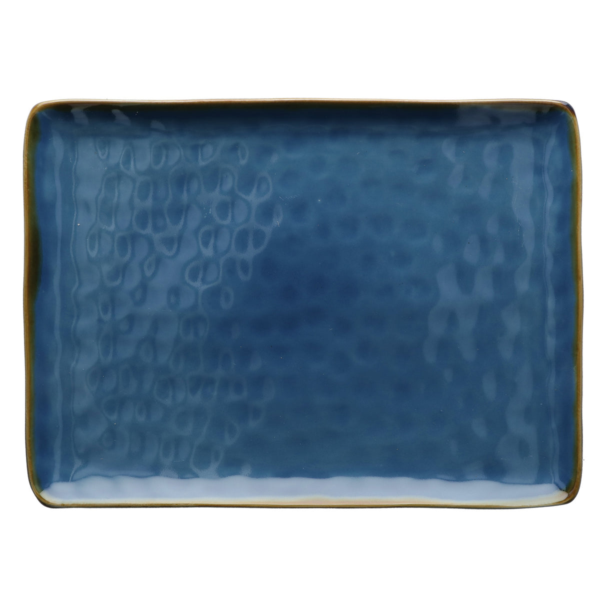 CONCERTO (Blue) BLU AVIO Rectangular Tray Ø 36 cm; W 26 5 cm