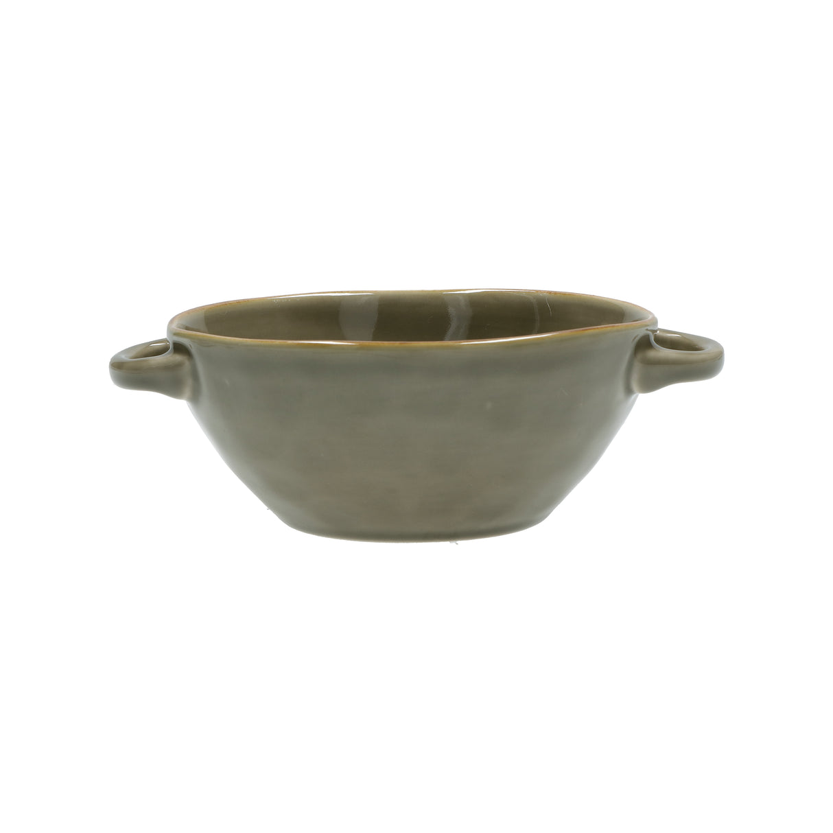 CONCERTO (Grey) GRIGIO TORTORA Souping Bowl with handles Cap. 600 cc