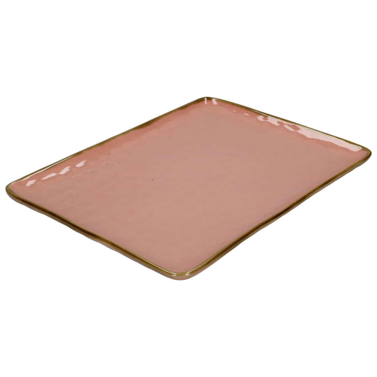 CONCERTO (Pink) ROSA ANTICO Rectangular Tray Ø 36 cm; W 26 5 cm