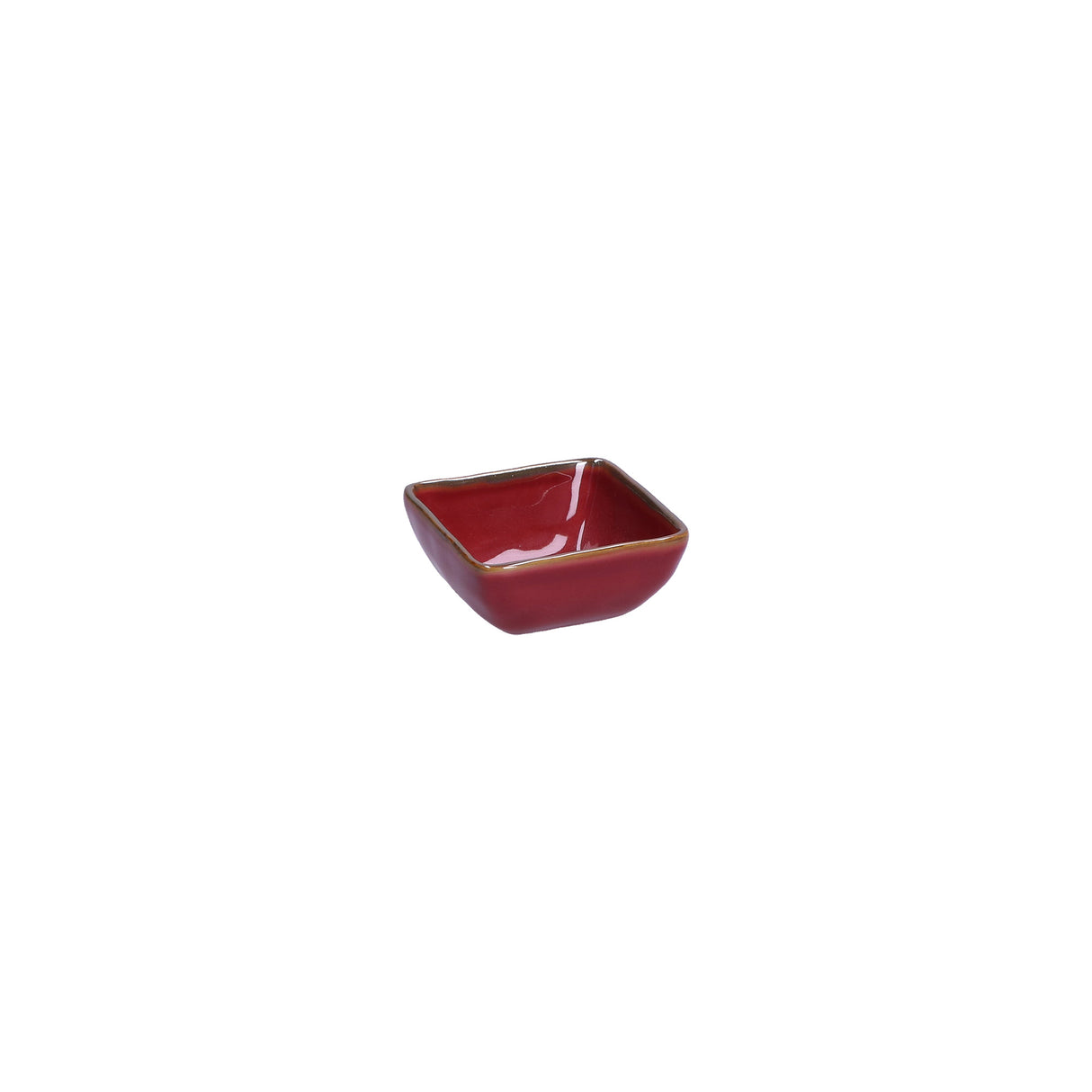 CONCERTO (Red) ROSSO MALAGA Square Tiny Bowl 8 Cm