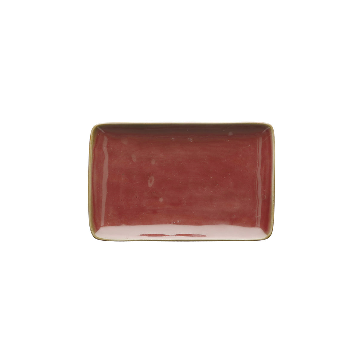 CONCERTO (Red) ROSSO MALAGA Rectangular Tray Ø 20 cm; W 13 cm