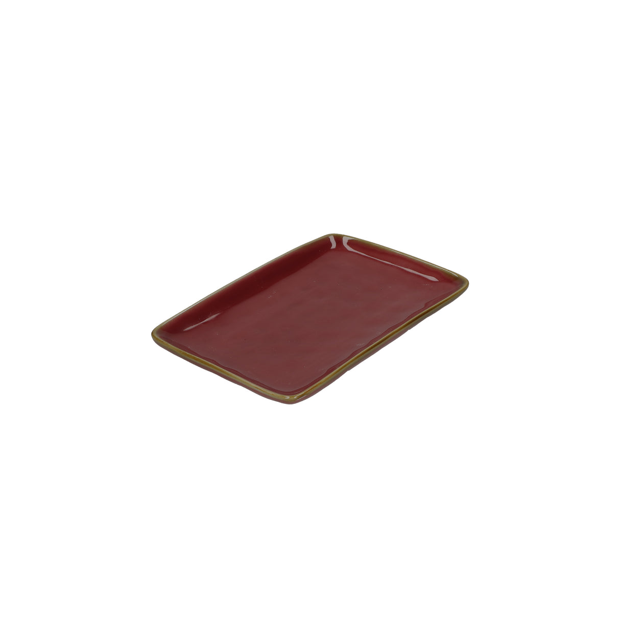 CONCERTO (Red) ROSSO MALAGA Rectangular Tray Ø 20 cm; W 13 cm