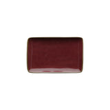CONCERTO (Red) ROSSO MALAGA Rectangular Tray Ø 20 cm; W 13 cm
