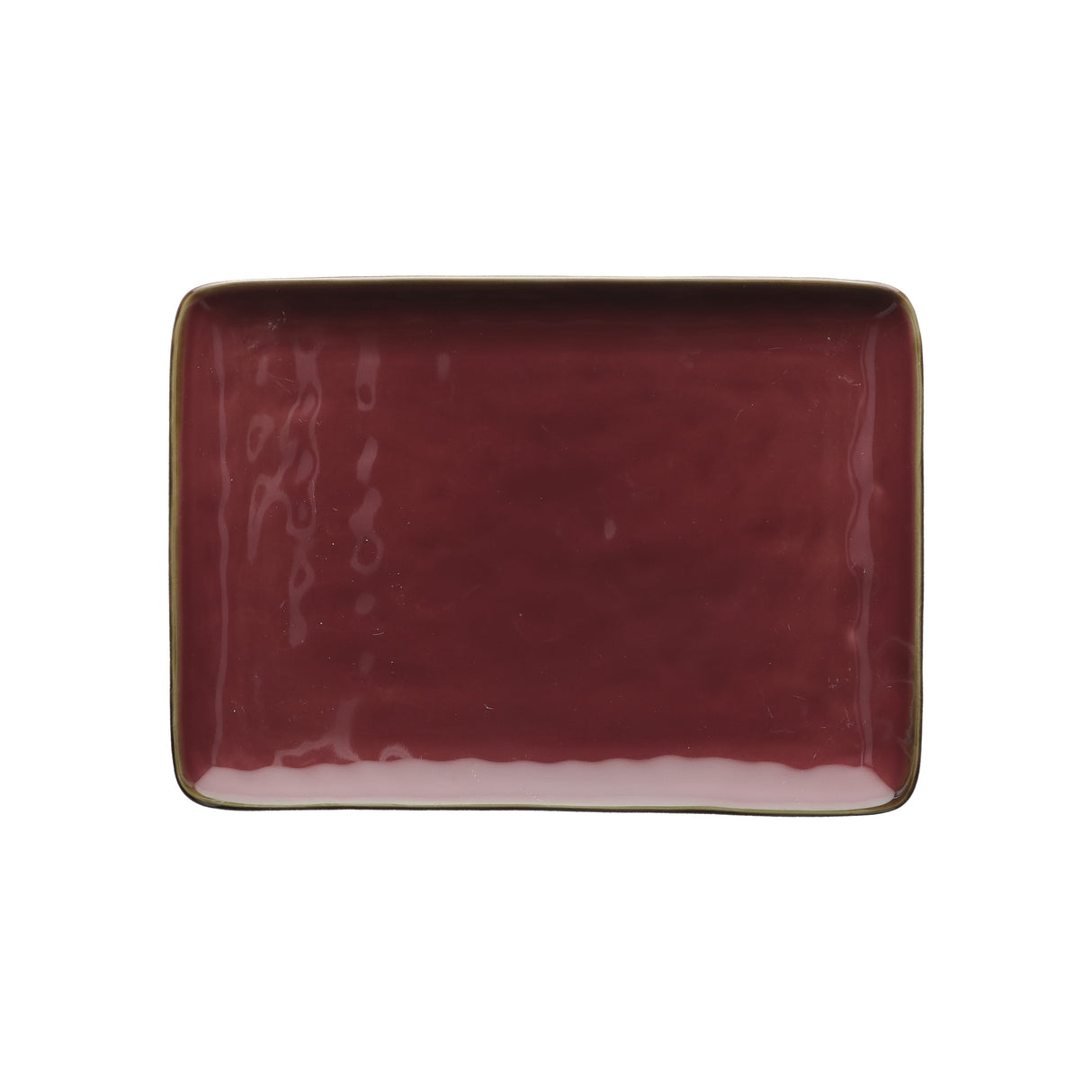 CONCERTO (Red) ROSSO MALAGA Rectangular Tray Ø 27 cm; W 19 cm