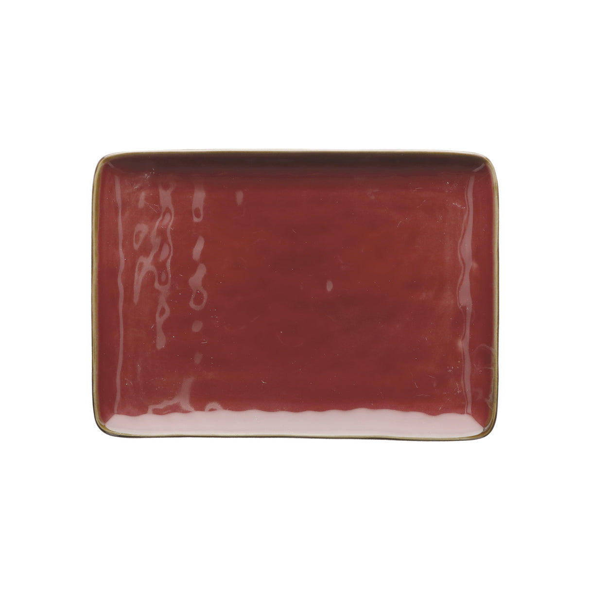 CONCERTO (Red) ROSSO MALAGA Rectangular Tray Ø 27 cm; W 19 cm