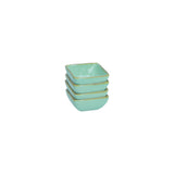 CONCERTO (Tiffany Green) VERDE ACQUA Square Tiny Bowl 8 Cm