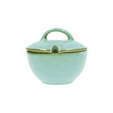 CONCERTO (Tiffany Green) VERDE ACQUA Sugar Bowl with lid Cap. 250 cc; Ø 11 cm