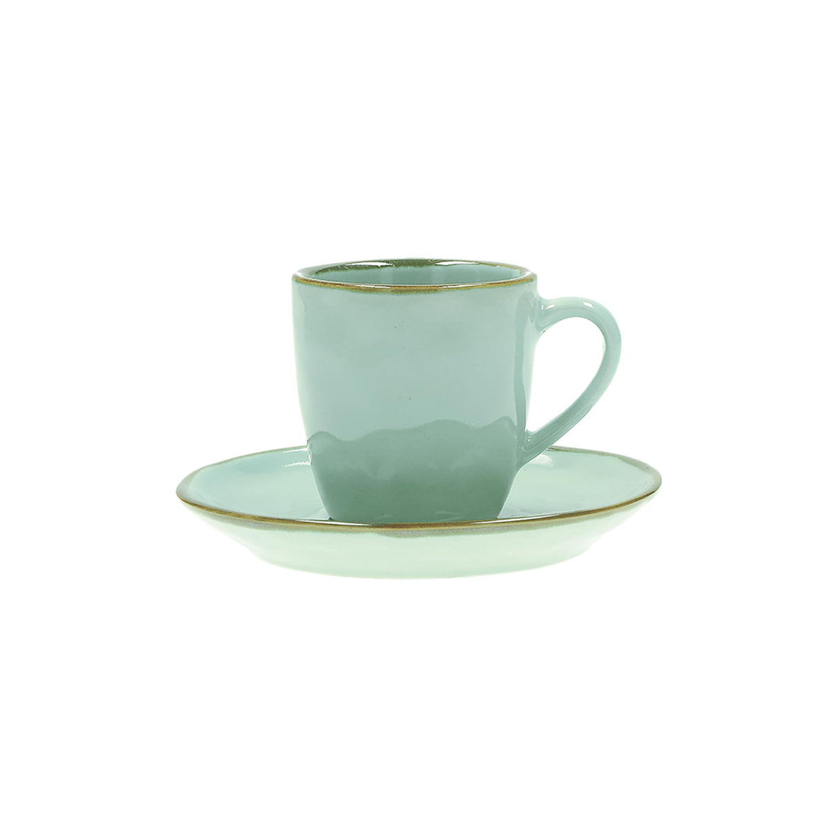 CONCERTO (Tiffany Green) VERDE ACQUA Espresso Cup with saucer Cap. 90 cc