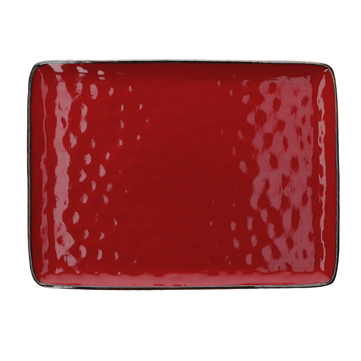 CONCERTO (Fire Red)ROSSO FUOCO Rectangular Tray 36X26 5