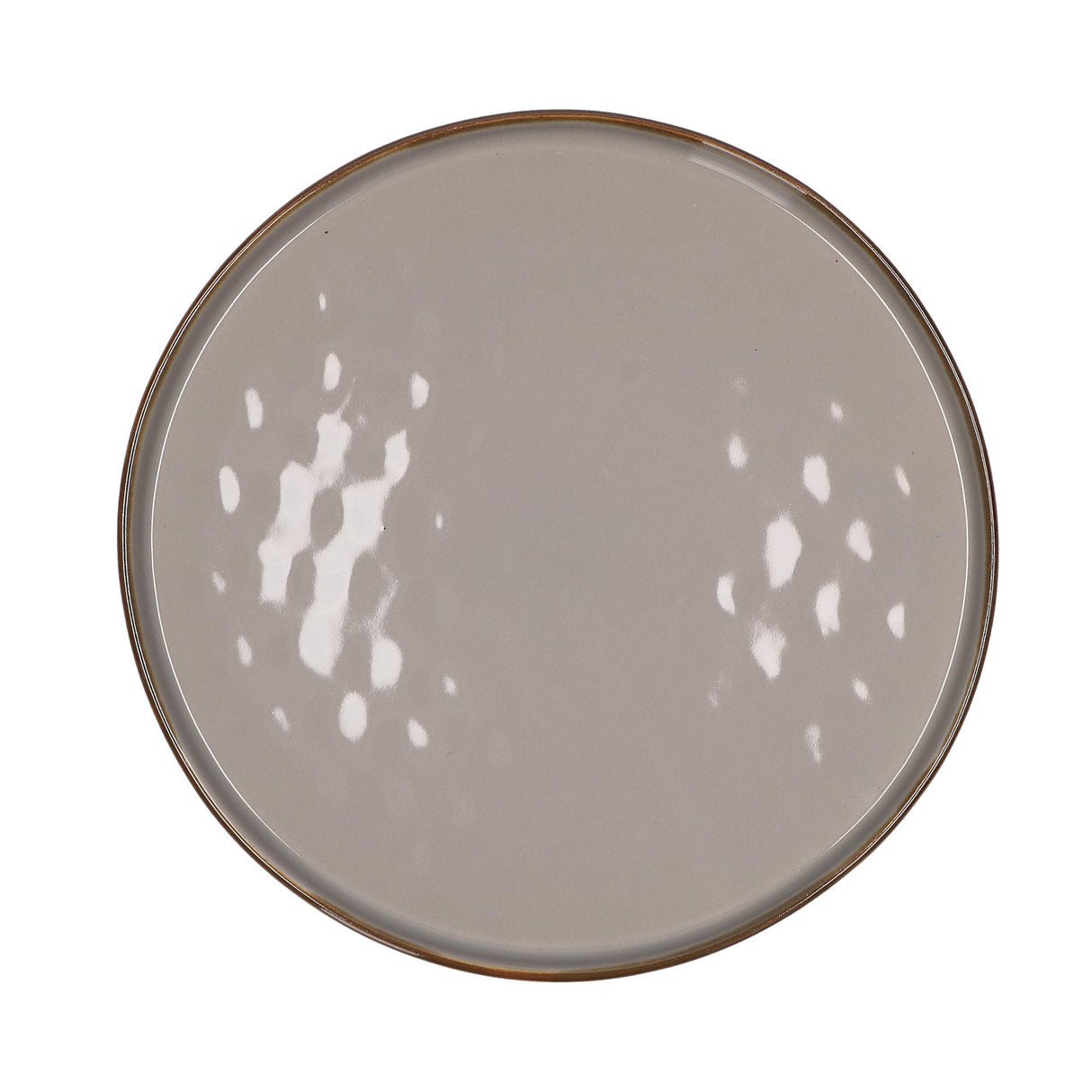 CONCERTO GLAM (Pearl Grey) GRIGIO PERLA Flat Plate 27cm