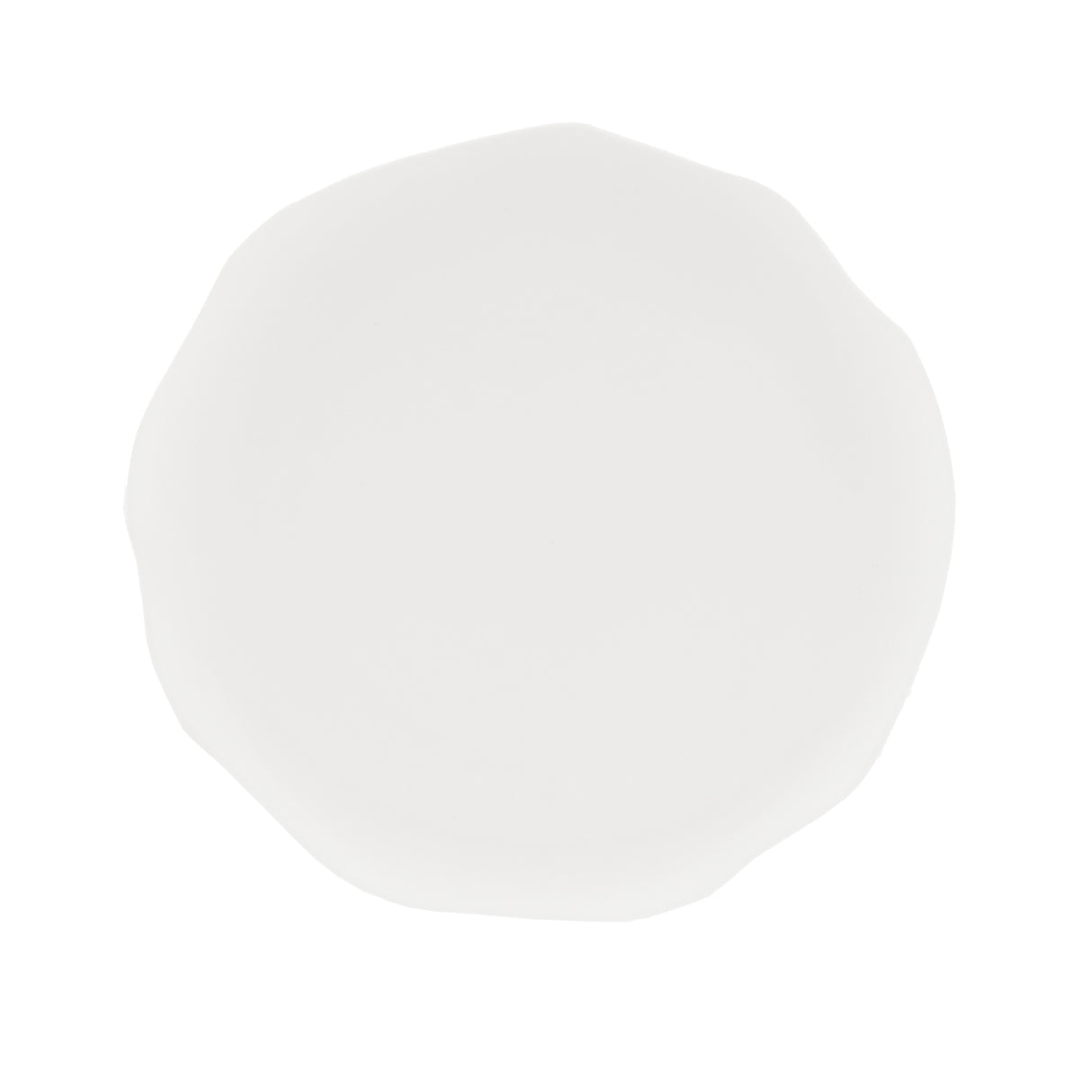 White Round Platter Cm 30