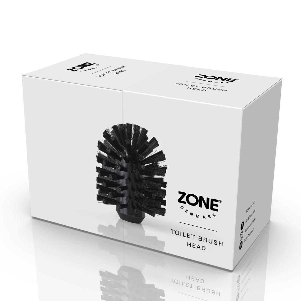 Toilet brush head - Black - Pc