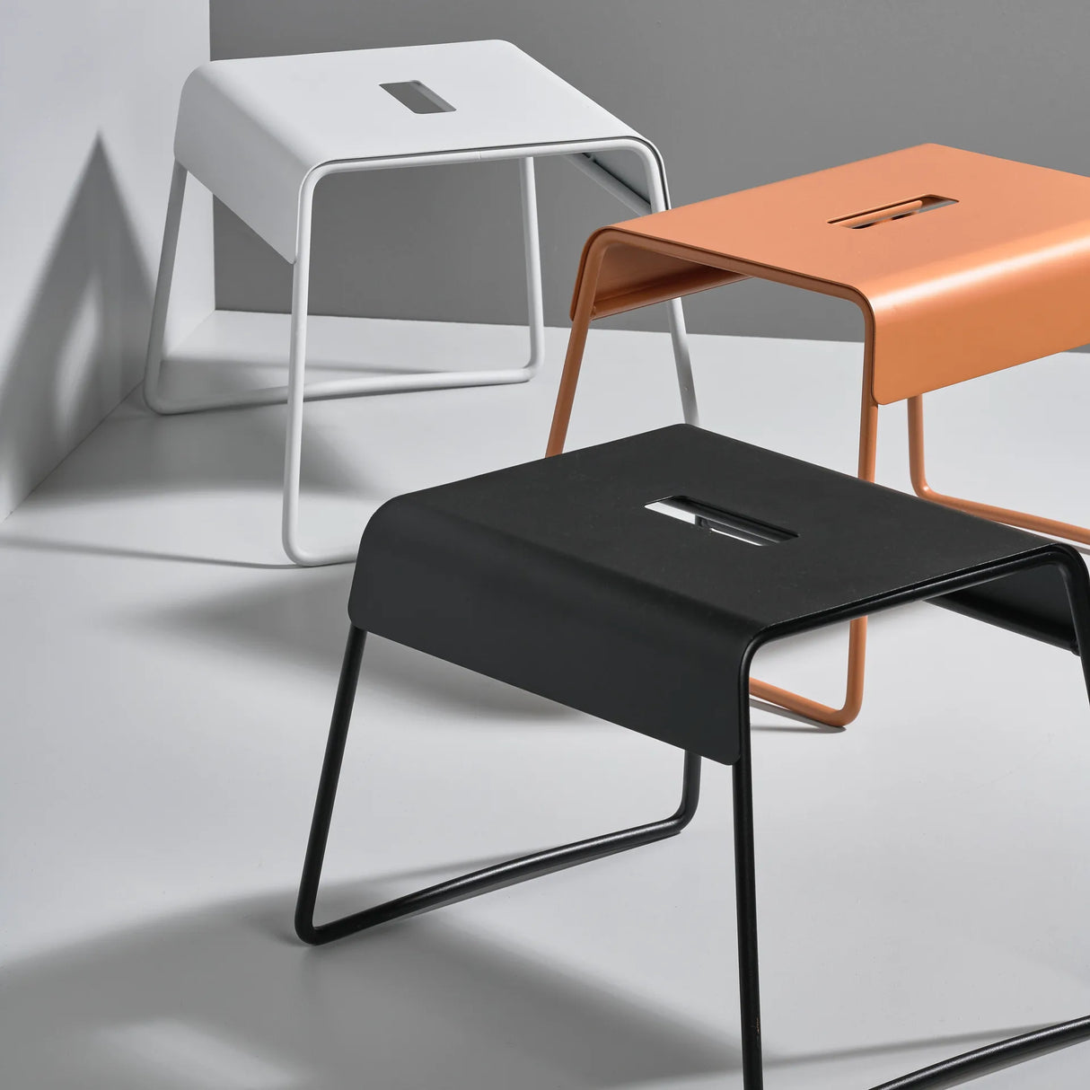 Stool 27 5 cm Black A-Stool
