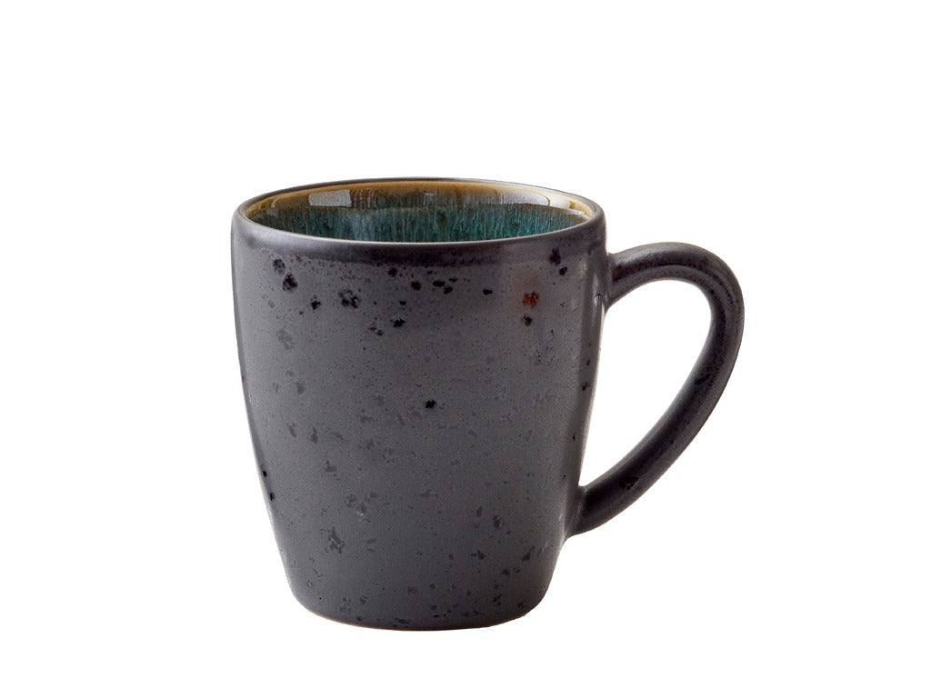 Mug 19cl Black/Green BITZ