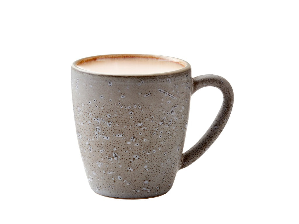 Mug 19cl Grey/Cream BITZ