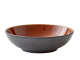 Pasta bowl 20cm Black/amber BITZ