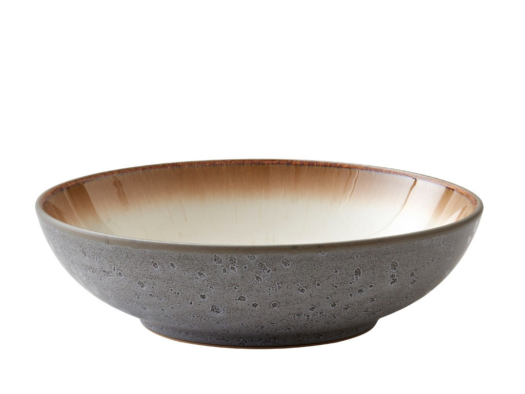 Pasta bowl 20cm Grey/cream BITZ