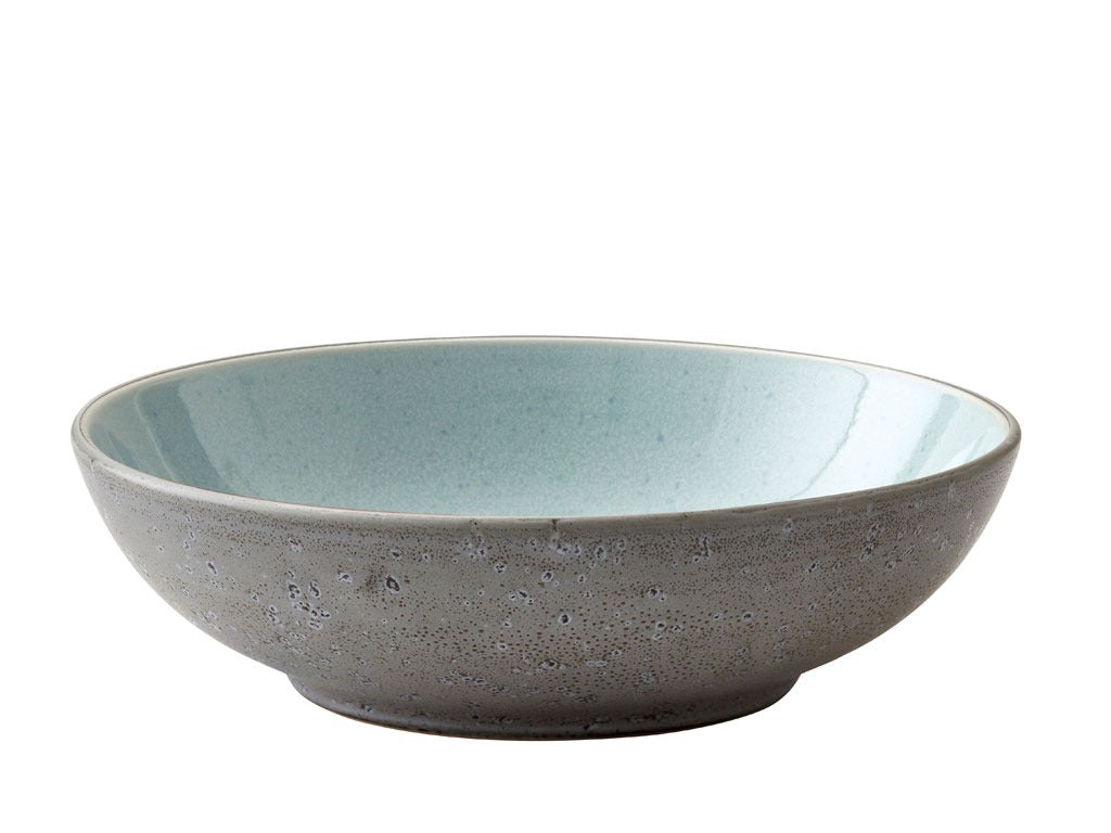 Pasta bowl 20cm Grey/Light blue BITZ