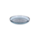 Glass Plate Kusintha 18cm Blue