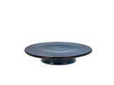 Footed cake stand D30 x H5.5cm Dark Blue BITZ