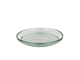 Glass Plate Kusintha 25cm Green