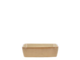 Dish rectangular 19 x 14 cm Wood/Sand Stoneware