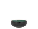 Poke/ramen bowl 18 cm Black/Green Stoneware