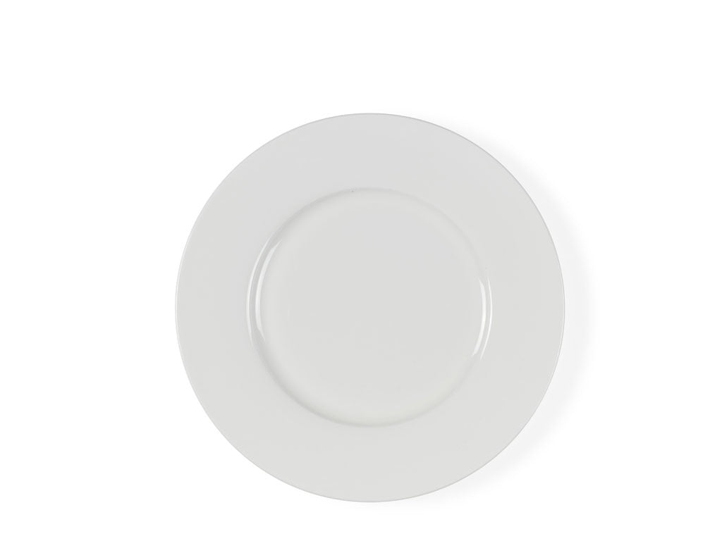 Dessert Plate 22cm White Porcelain