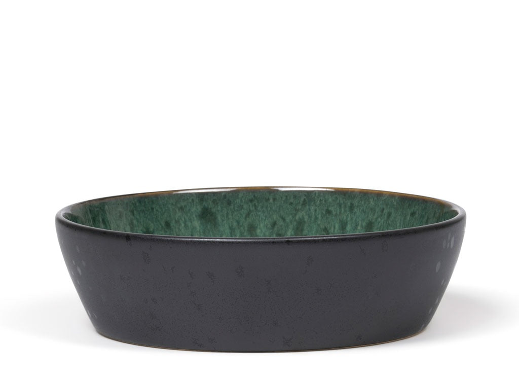 Bowl 18cm black/green BITZ