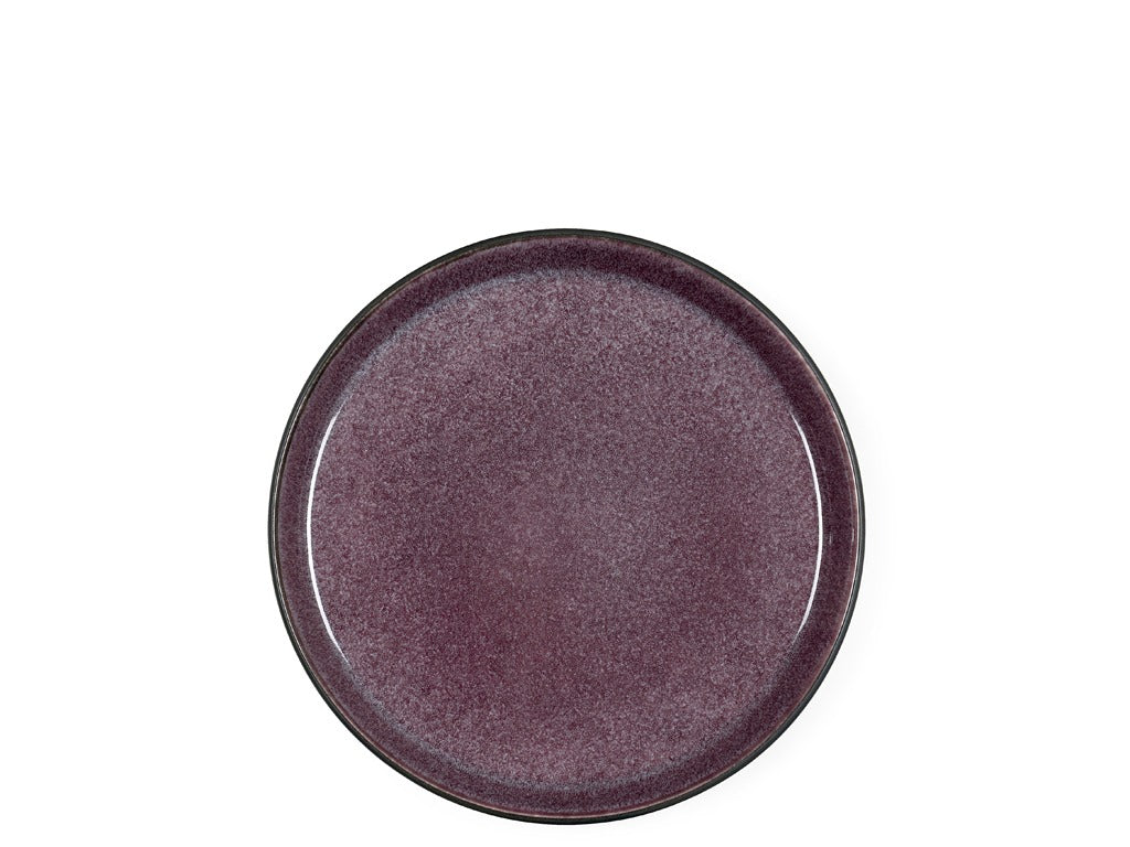 Plate Gastro 21cm Black/Lilac BITZ