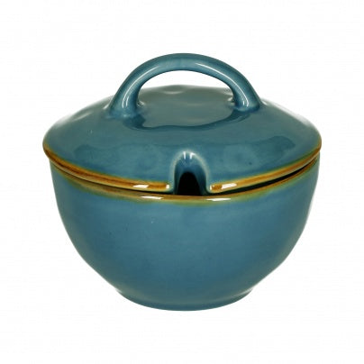CONCERTO (Blue) BLU AVIO Sugar Bowl with lid Cap. 250 cc; Ø 11 cm