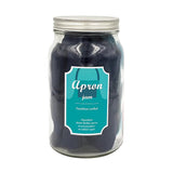 Apron Jam - Denim apron in a glass jar - blue belt