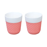 Lola 2 porcelaine tea cups - pink