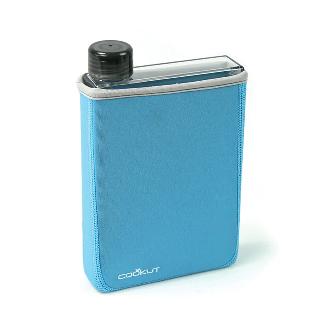 Manta 40cl - Flat isotherm bottle  blue