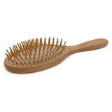 Wooden comb with handle