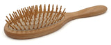 Wooden comb with handle