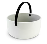 Promenade - Ceramic bowl diam 15 cm with handle - black