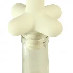 Spark Bottle stopper for wine  champagne  beer bottles - white