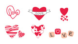 Tatoo eat Heart - bag of 6 different tatoos