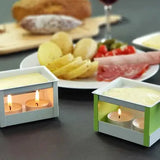 YETI - Green individual raclette with candle