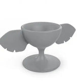 ZOO Egg cup elephant Gris