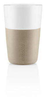 2 Cafe Latte-krus Pearl beige