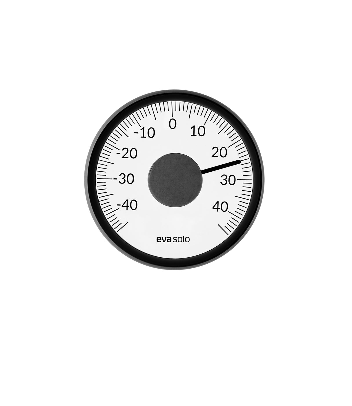 Outdoor thermometer for window
