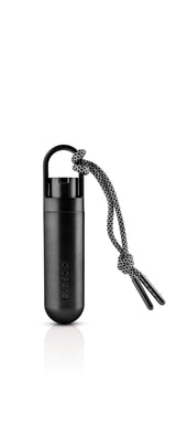 Mini sanitiser dispenser black